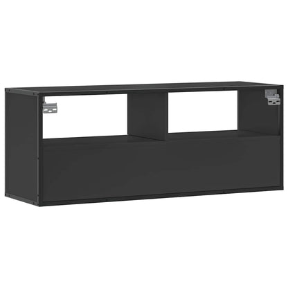vidaXL TV Cabinet Black 100x31x39,5 cm Engineered Wood and Metal