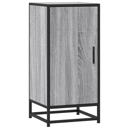 vidaXL Sideboard Grey Sonoma 35,5x35x76 cm Engineered Wood and Metal