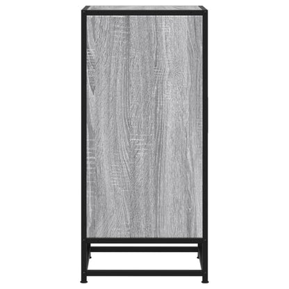 vidaXL Sideboard Grey Sonoma 35,5x35x76 cm Engineered Wood and Metal