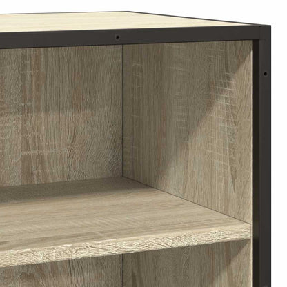vidaXL Sideboard Sonoma Oak 35.5x35x76 cm Engineered Wood and Metal