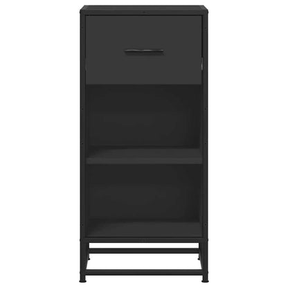 vidaXL Sideboard Black 35.5x35x76 cm Engineered Wood and Metal