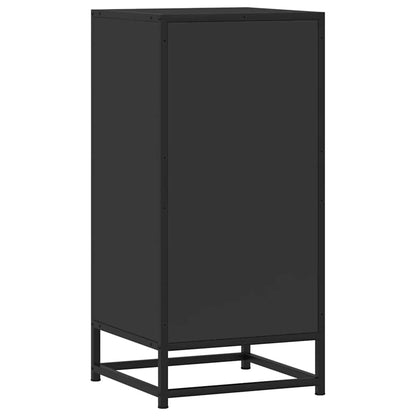vidaXL Sideboard Black 35.5x35x76 cm Engineered Wood and Metal