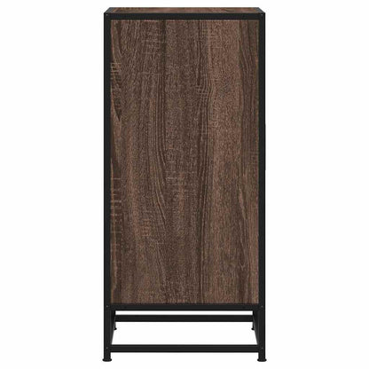 vidaXL Sideboard Brown Oak 35,5x35x76 cm Engineered Wood and Metal