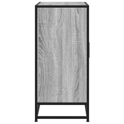 vidaXL Sideboard Grey Sonoma 68x35x76 cm Engineered Wood and Metal