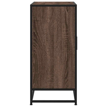 vidaXL Sideboard Brown Oak 68x35x76 cm Engineered Wood and Metal