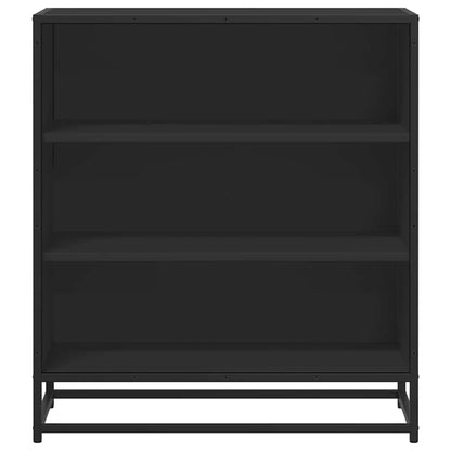 vidaXL Sideboard Black 68x35x76 cm Engineered Wood and Metal