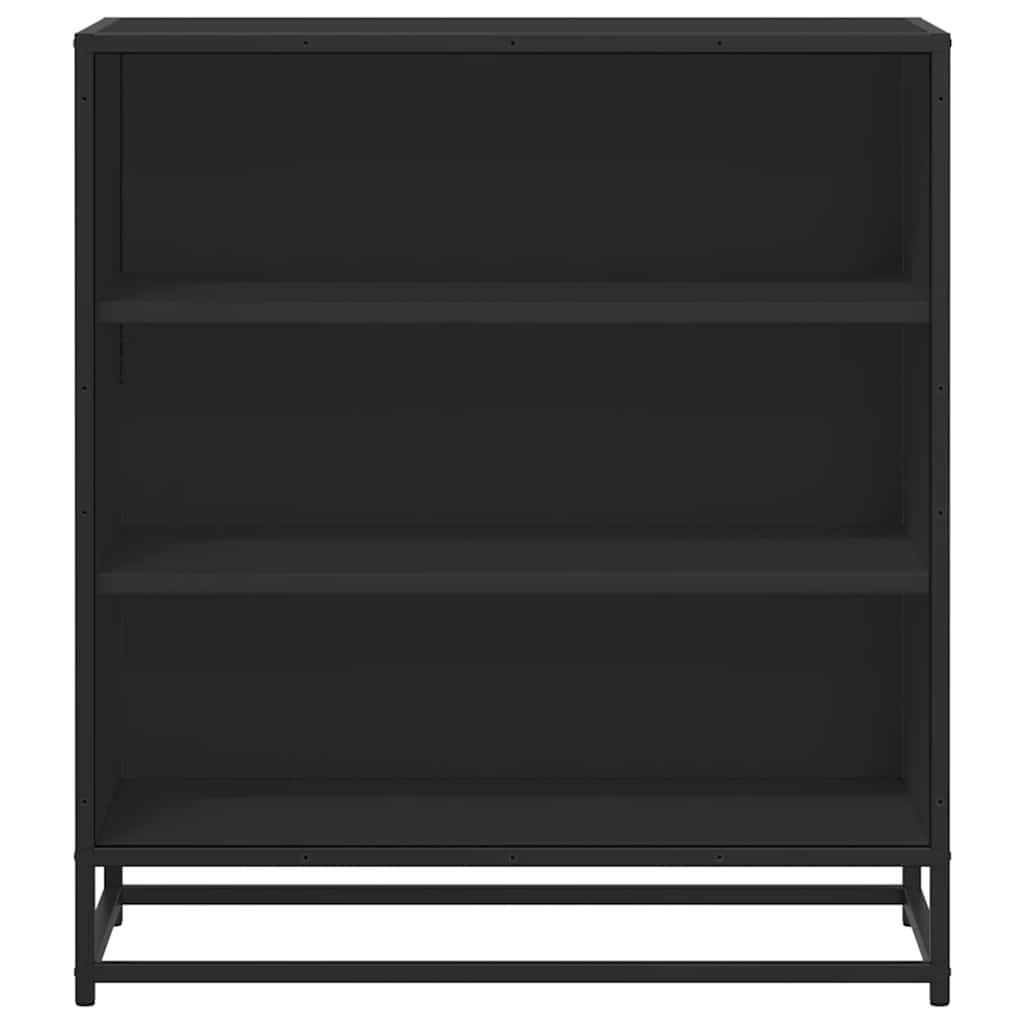 vidaXL Sideboard Black 68x35x76 cm Engineered Wood and Metal