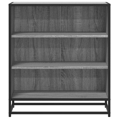 vidaXL Sideboard Grey Sonoma 68x35x76 cm Engineered Wood and Metal