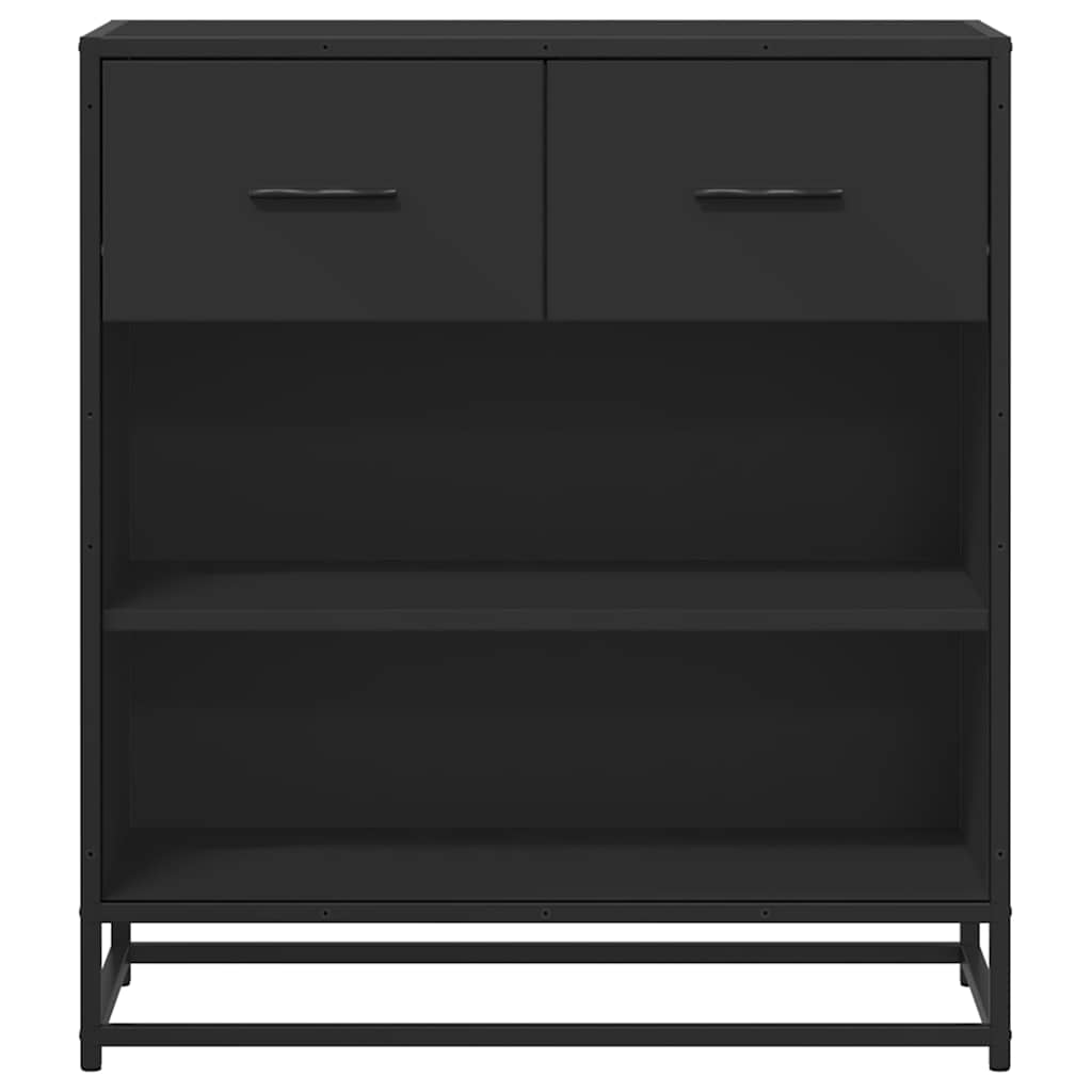 vidaXL Sideboard Black 68x35x76 cm Engineered Wood