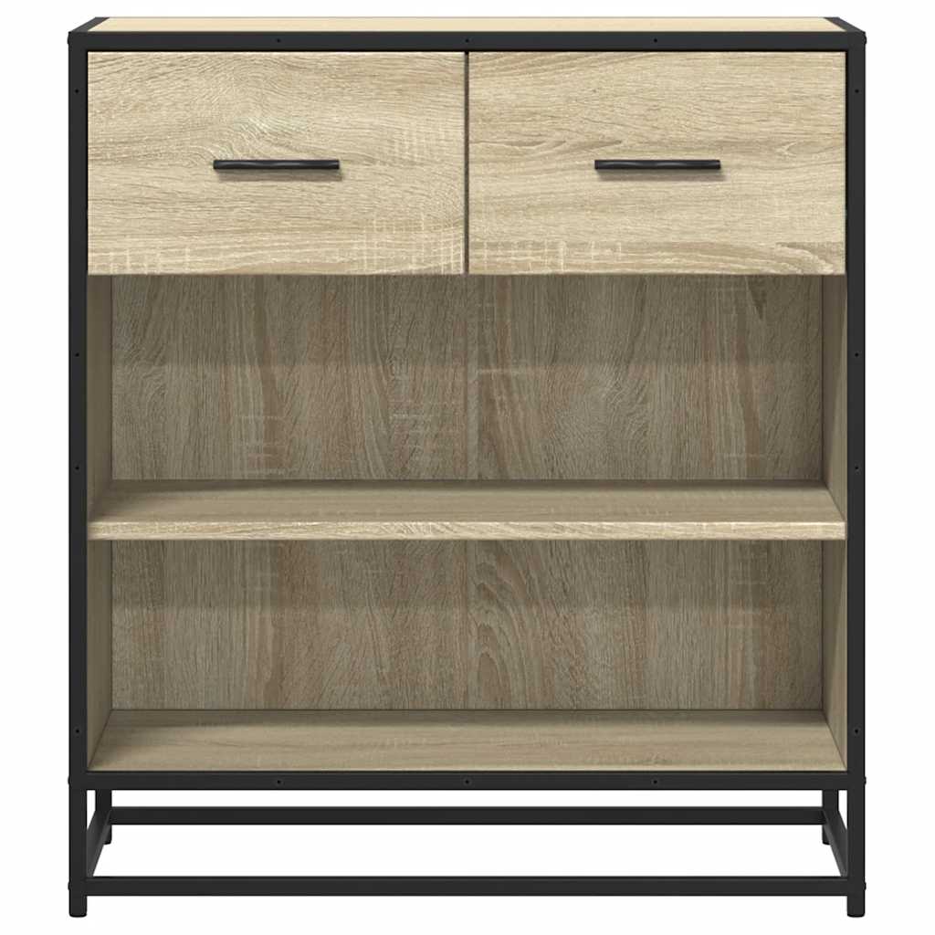 vidaXL Sideboard Sonoma Oak 68x35x76 cm Engineered Wood