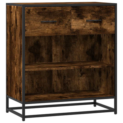 vidaXL Sideboard Smoked Oak 68x35x76 cm Engineered Wood