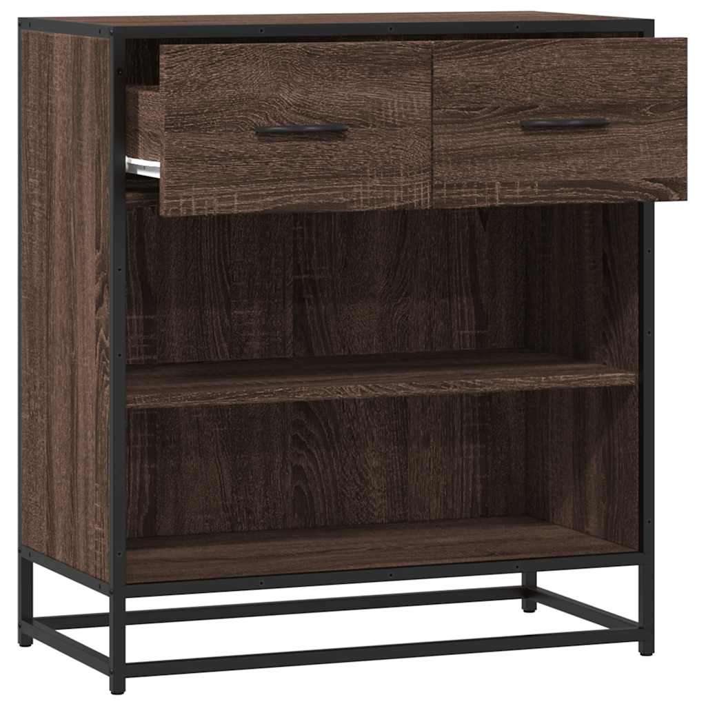 vidaXL Sideboard Brown Oak 68x35x76 cm Engineered Wood