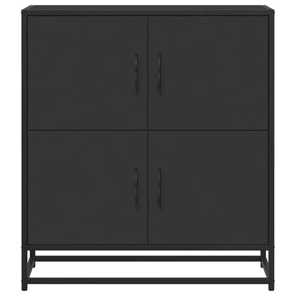 vidaXL Sideboard Black 68x35x76 cm Engineered Wood