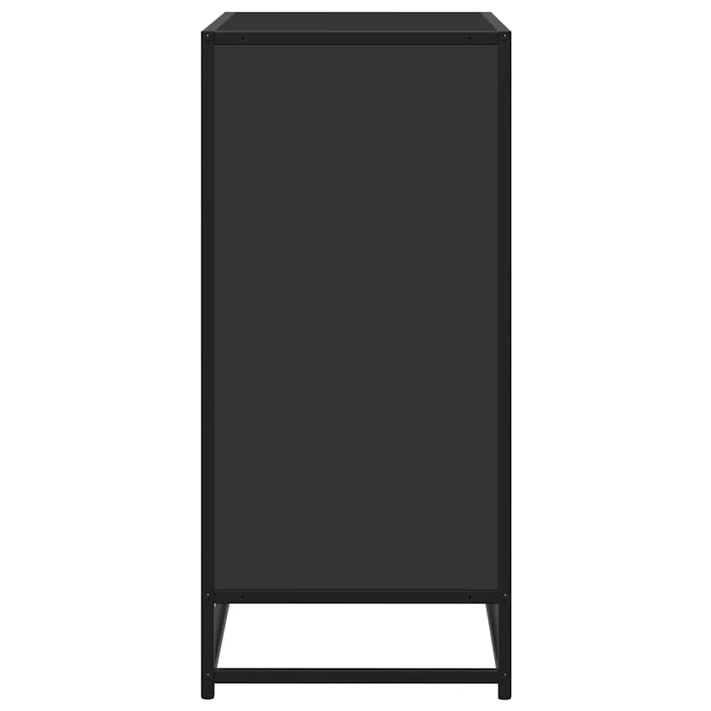 vidaXL Sideboard Black 68x35x76 cm Engineered Wood
