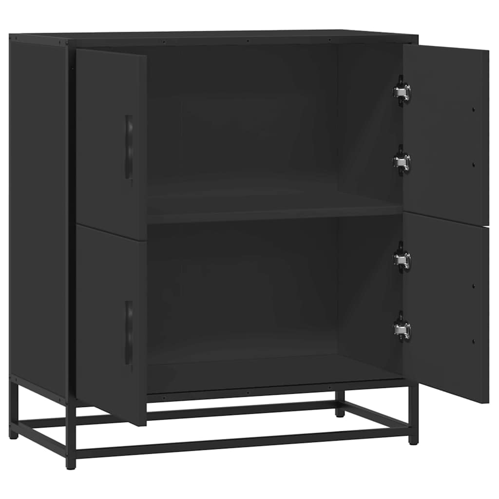 vidaXL Sideboard Black 68x35x76 cm Engineered Wood