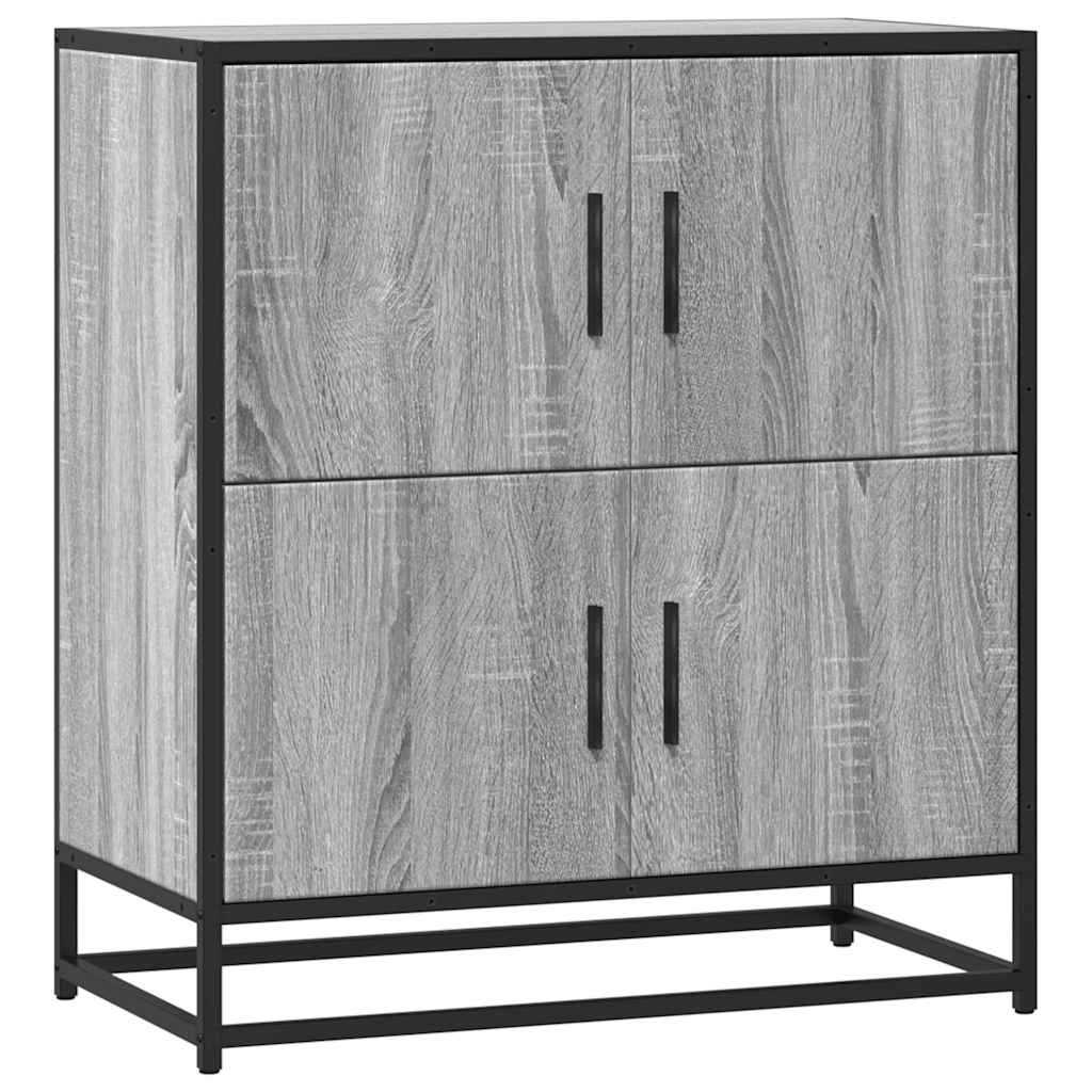 vidaXL Sideboard Grey Sonoma 68x35x76 cm Engineered Wood