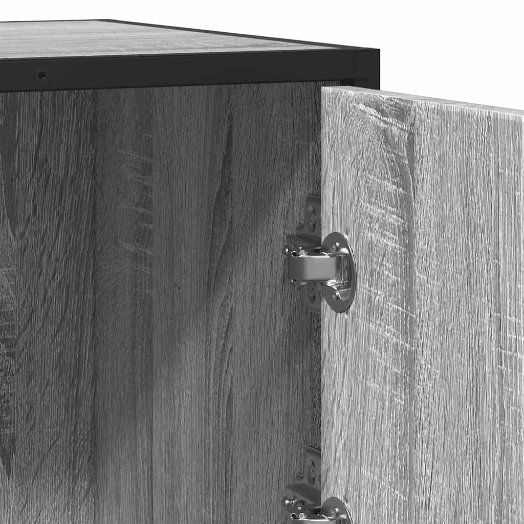 vidaXL Sideboard Grey Sonoma 68x35x76 cm Engineered Wood
