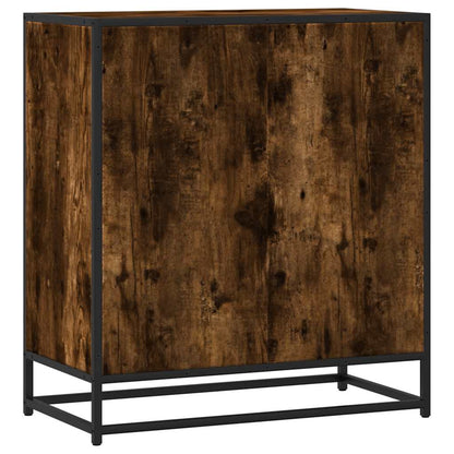 vidaXL Sideboard Smoked Oak 68x35x76 cm Engineered Wood