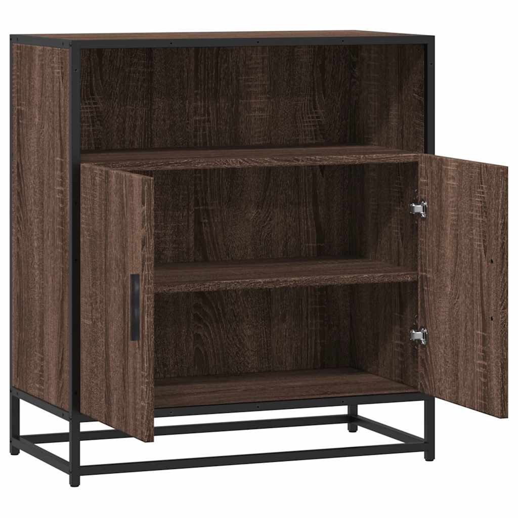 vidaXL Sideboard Brown Oak 68x35x76 cm Engineered Wood