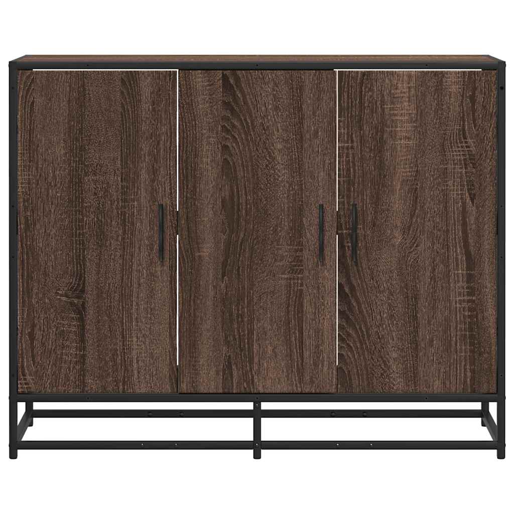 vidaXL Sideboard Brown Oak 94x35x76 cm Engineered Wood