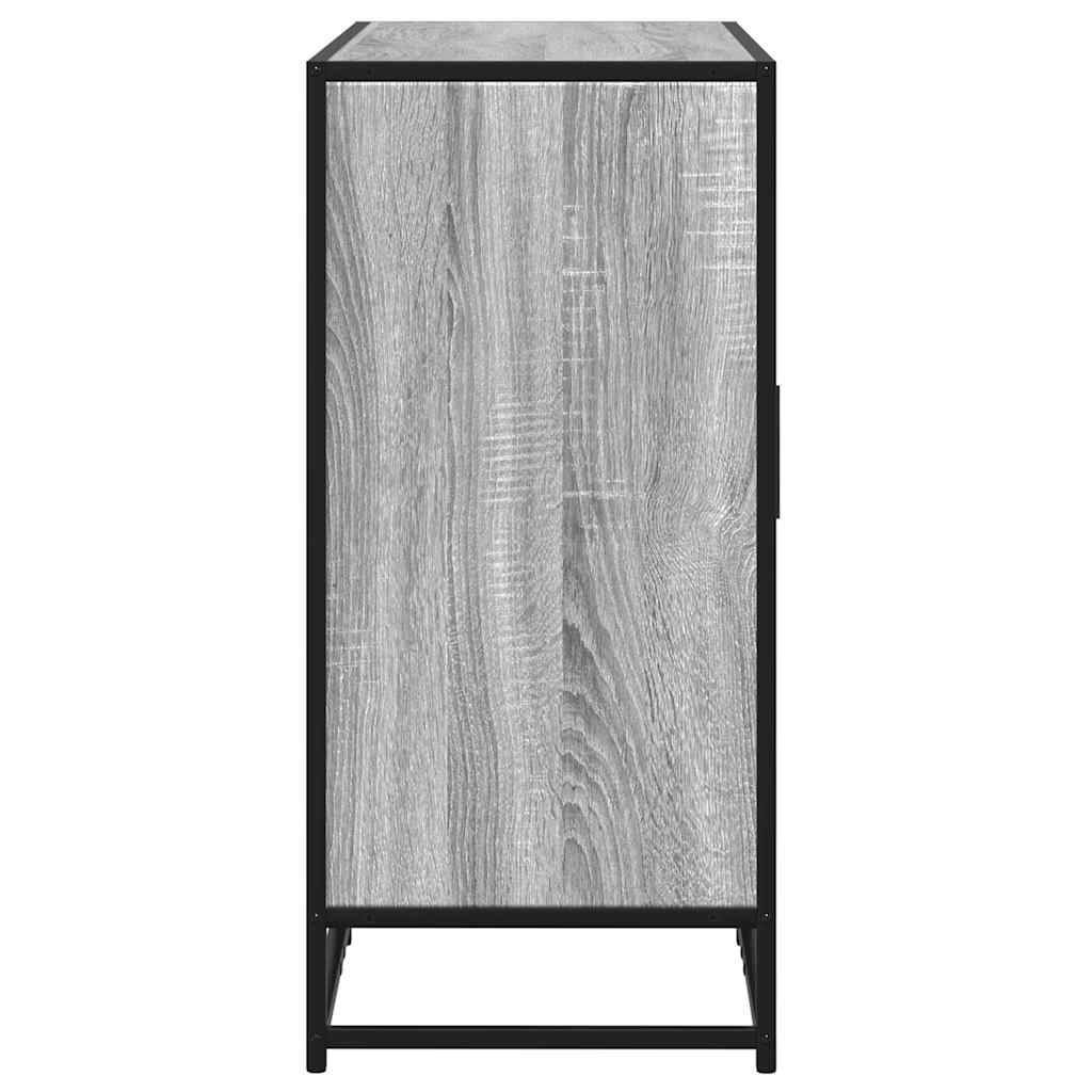 vidaXL Sideboard Grey Sonoma 92x35x76 cm Engineered Wood