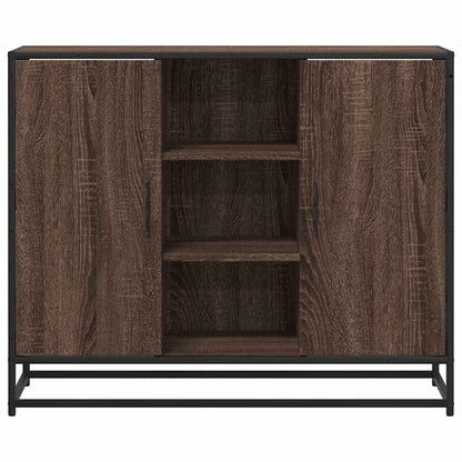 vidaXL Sideboard Brown Oak 92x35x76 cm Engineered Wood