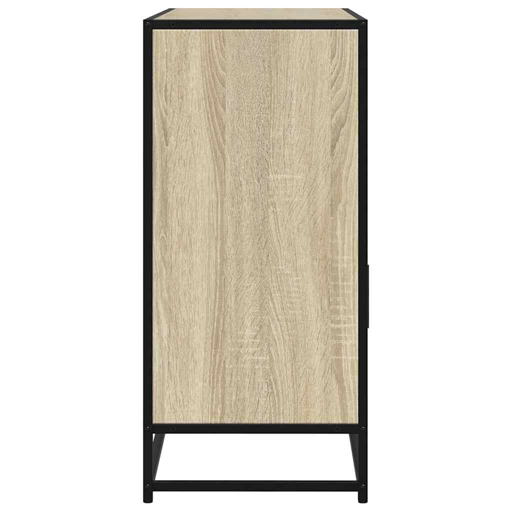 vidaXL Sideboard Sonoma Oak 100x35x76 cm Engineered Wood