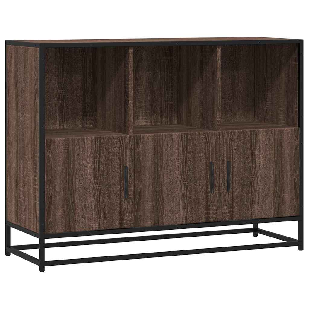 vidaXL Sideboard Brown Oak 100x35x76 cm Engineered Wood