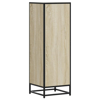 vidaXL Highboard Sonoma Oak 35,5x35x106,5 cm Engineered Wood and Metal