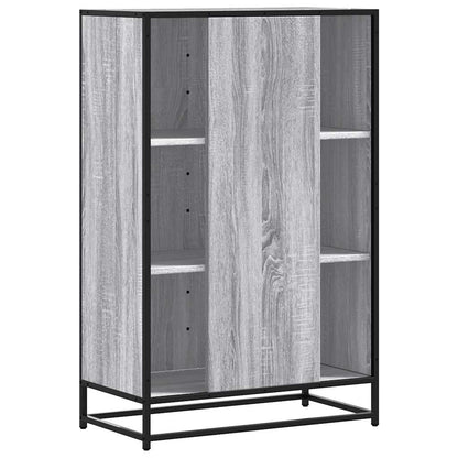 vidaXL Highboard Grey Sonoma 68x35x106.5 cm Engineered Wood and Metal