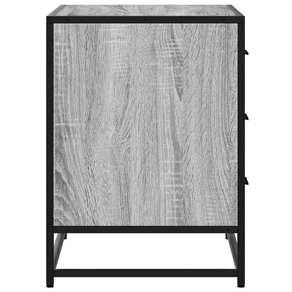 vidaXL Drawer Cabinet Grey Sonoma 70x41x56 cm Engineered Wood