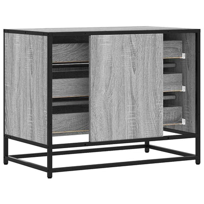 vidaXL Drawer Cabinet Grey Sonoma 70x41x56 cm Engineered Wood