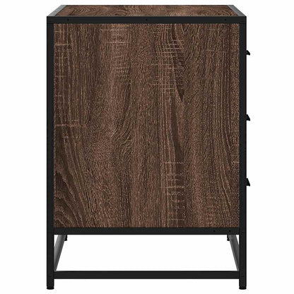 vidaXL Drawer Cabinet Brown Oak 70x41x56 cm Engineered Wood