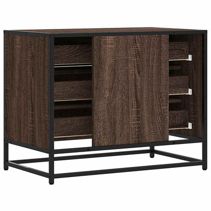 vidaXL Drawer Cabinet Brown Oak 70x41x56 cm Engineered Wood