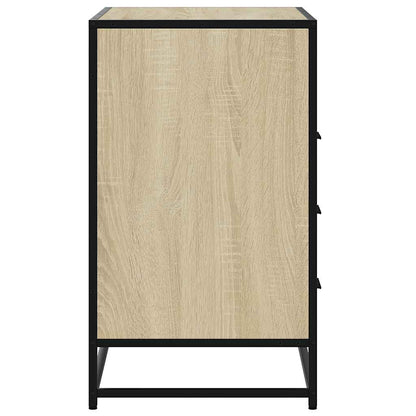 vidaXL Drawer Cabinet Sonoma Oak 70x41x70 cm Engineered Wood