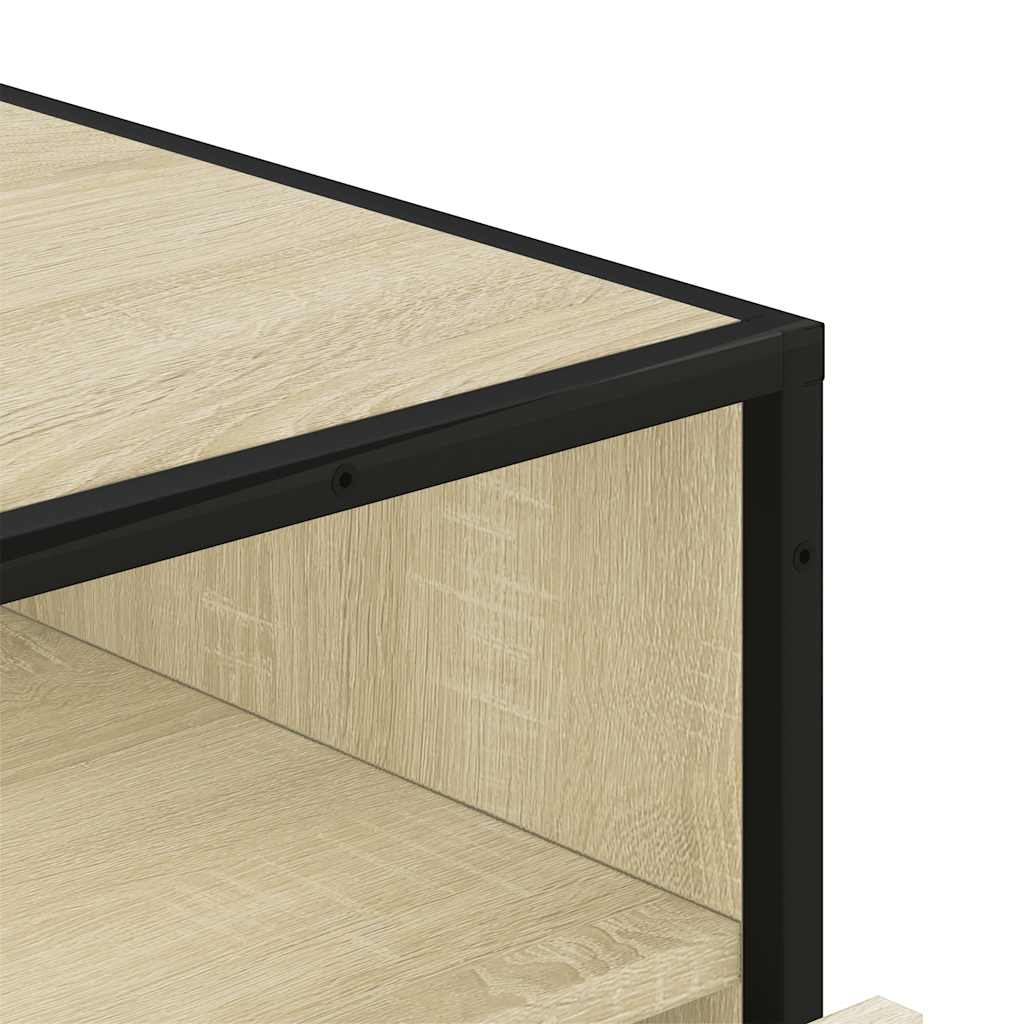 vidaXL Drawer Cabinet Sonoma Oak 70x41x70 cm Engineered Wood