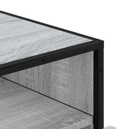 vidaXL Drawer Cabinet Grey Sonoma 70x41x70 cm Engineered Wood