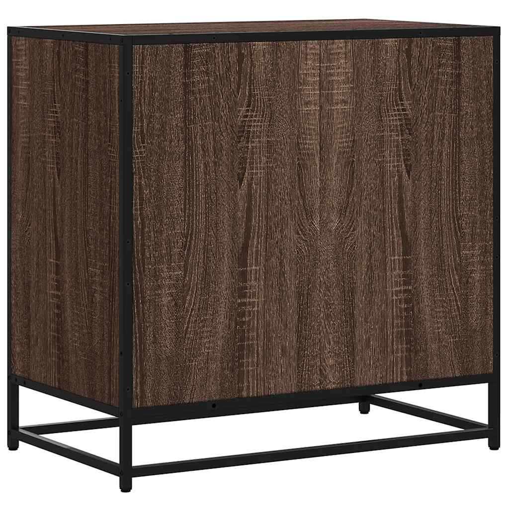 vidaXL Drawer Cabinet Brown Oak 70x41x70 cm Engineered Wood
