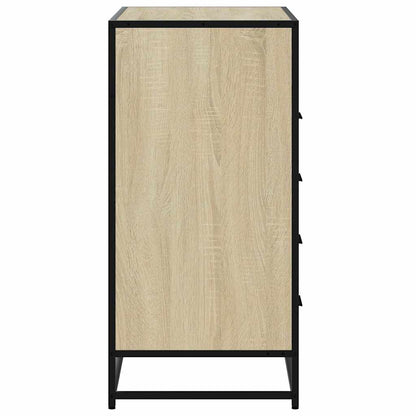 vidaXL Drawer Cabinet Sonoma Oak 70x41x83.5 cm Engineered Wood