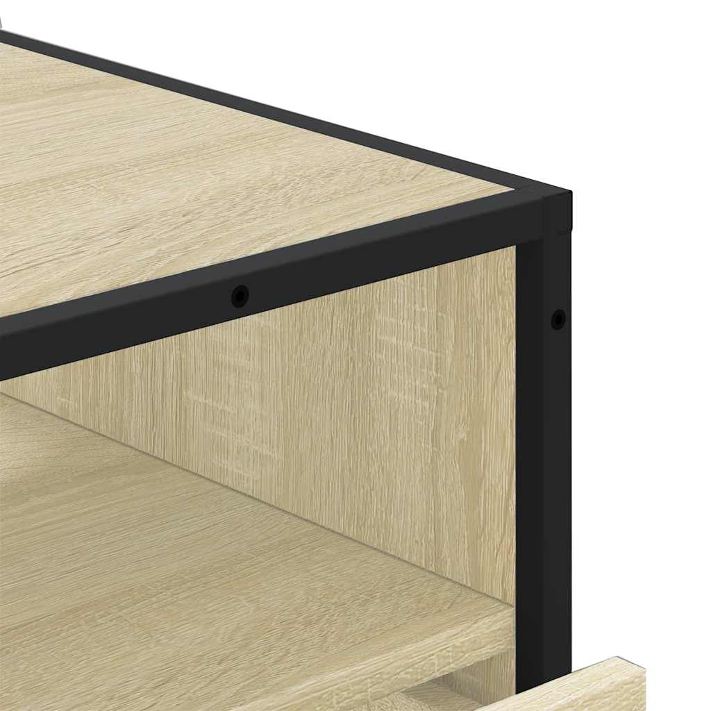 vidaXL Drawer Cabinet Sonoma Oak 70x41x83.5 cm Engineered Wood