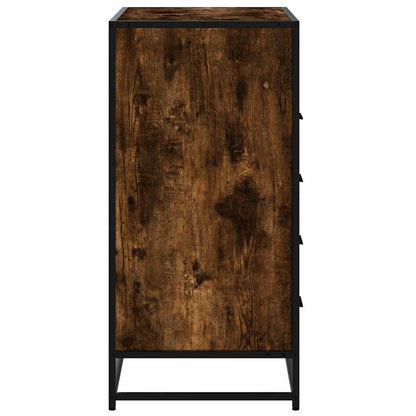vidaXL Drawer Cabinet Smoked Oak 70x41x83.5 cm Engineered Wood