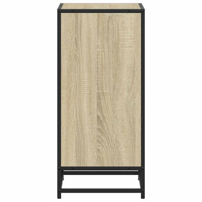 vidaXL Book Cabinet Sonoma Oak 40x35x76 cm Engineered Wood