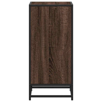 vidaXL Book Cabinet Brown Oak 40x35x76 cm Engineered Wood