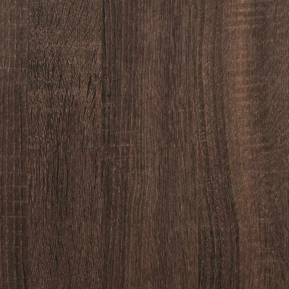 vidaXL Book Cabinet Brown Oak 40x35x76 cm Engineered Wood