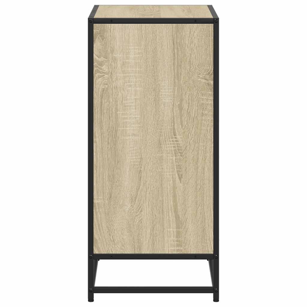 vidaXL Book Cabinet Sonoma Oak 60x35x76 cm Engineered Wood