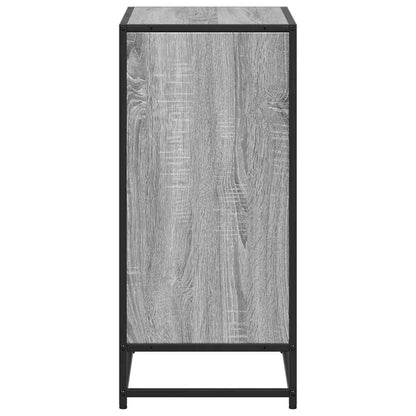 vidaXL Book Cabinet Grey Sonoma 60x35x76 cm Engineered Wood