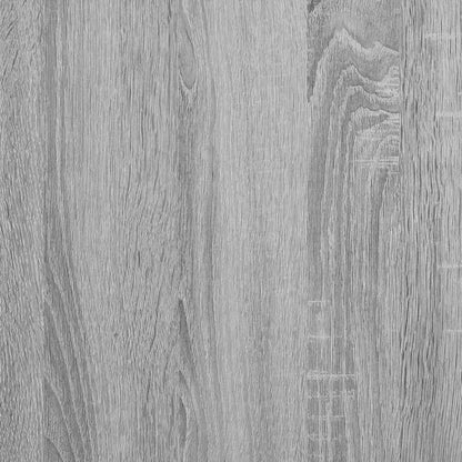 vidaXL Book Cabinet Grey Sonoma 60x35x76 cm Engineered Wood