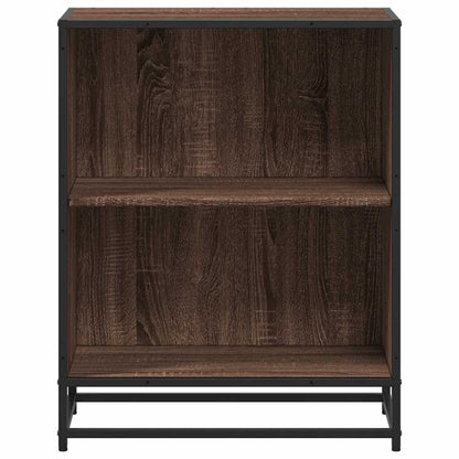 vidaXL Book Cabinet Brown Oak 60x35x76 cm Engineered Wood