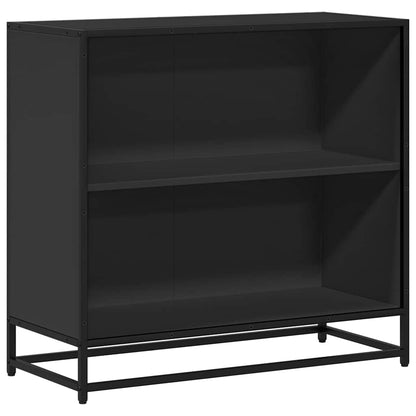vidaXL Book Cabinet Black 80.5x35x76 cm Engineered Wood