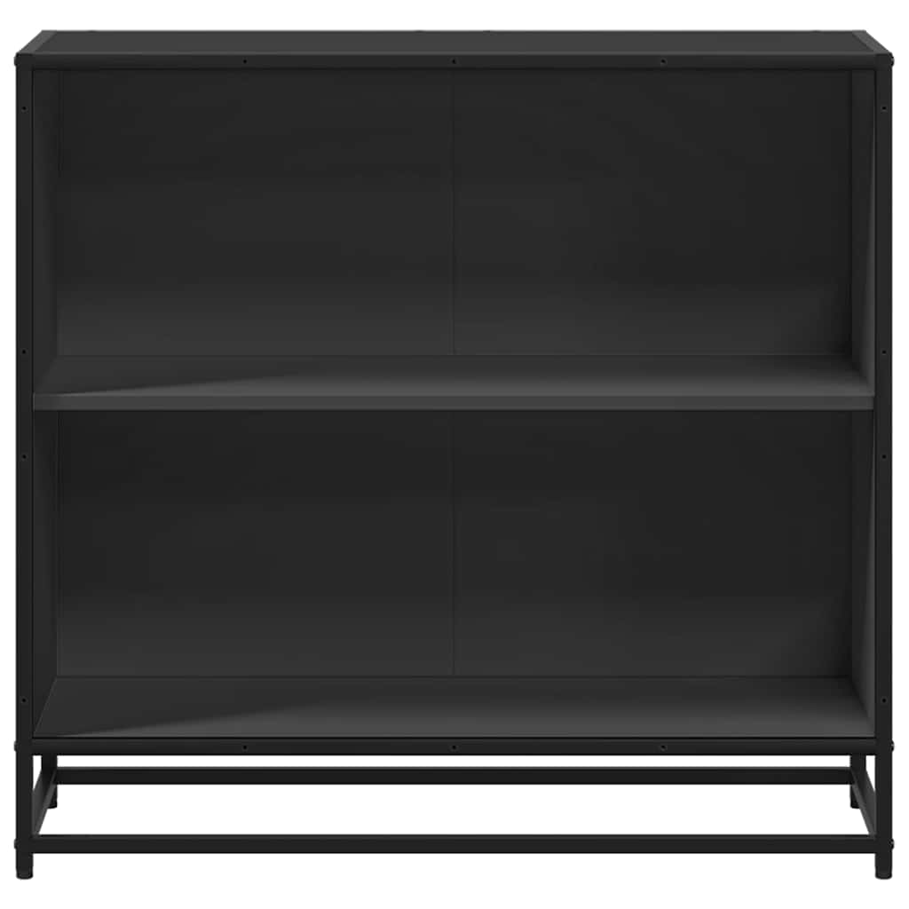vidaXL Book Cabinet Black 80.5x35x76 cm Engineered Wood